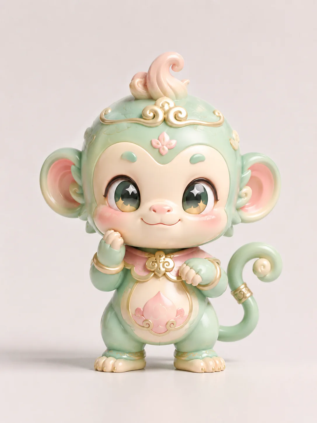 十二生肖潮玩 IP 系列中的猴生肖角色