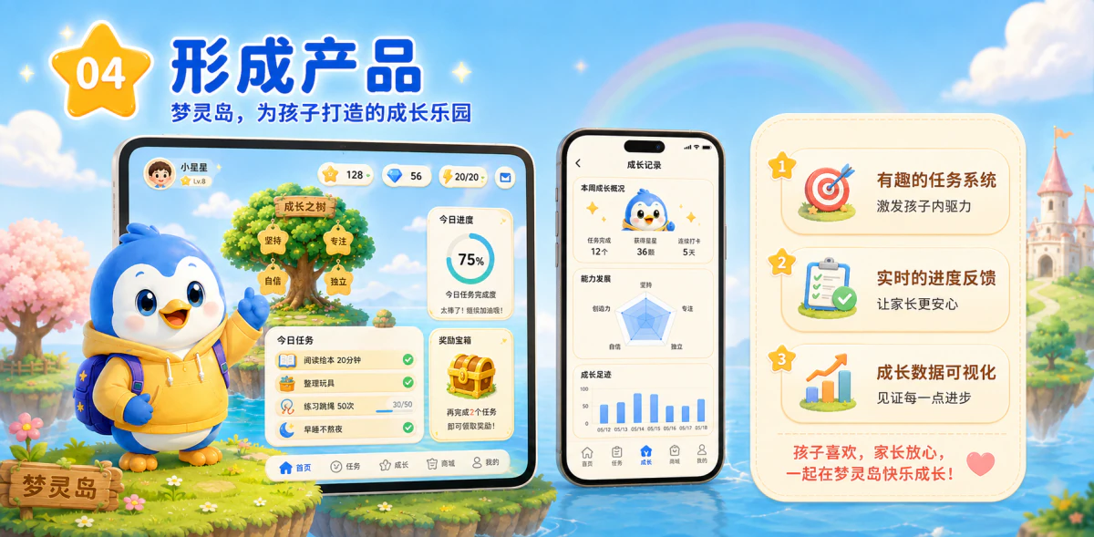 梦灵岛作品历程 形成产品