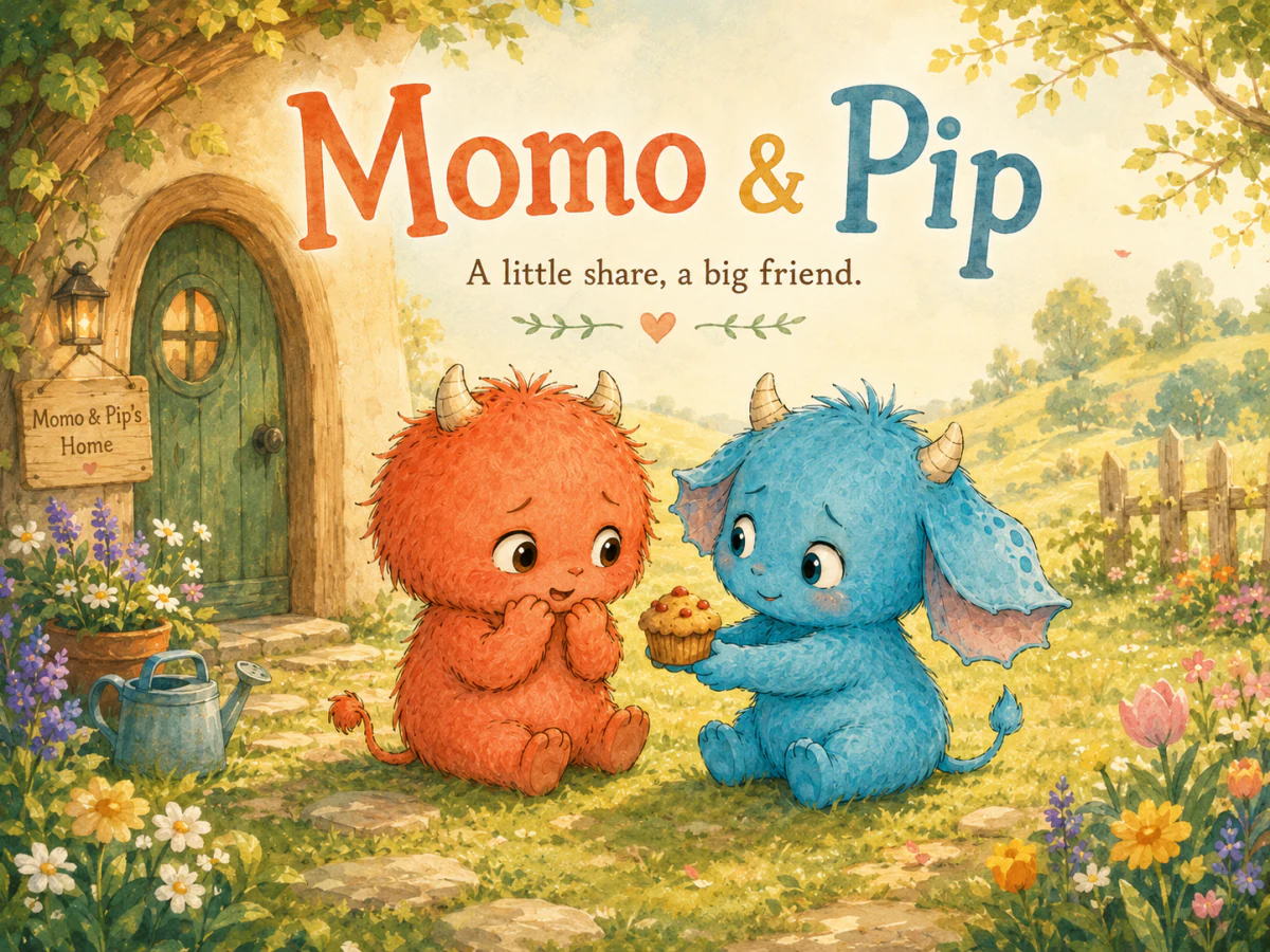 Momo & Pip 儿童绘本系列项目封面